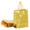 24 Pack Metallic Gold Gift Bags with Handles for Birthday Party Favors, Small Business Supplies, Easter, Baby Shower, Anniversary, Wedding (10 x 8 x 4.25 Inches)